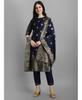 Women's Designer Party Wear Top Tunic Cotton Silk Salwar Kameez Kurti Pant Dupatta Set