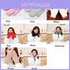 Luxurious Lovely Women Winter Knit Thicker Faux Cashmere Fingerless Mittens