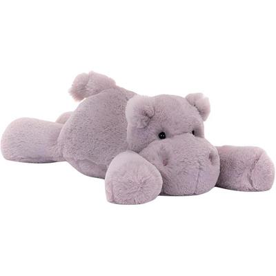 Jellycat Jungle Animal Series Smudge Hippo Smudge Hippo Fun Doll Plush Doll Sitting 13cm Height