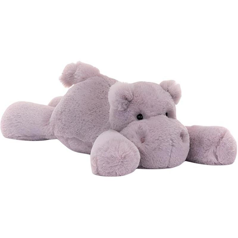 JELLYCAT Jungle Animal Series Smudge Hippo Smudge Hippo Fun Doll Plush Doll Sitting 13cm Height