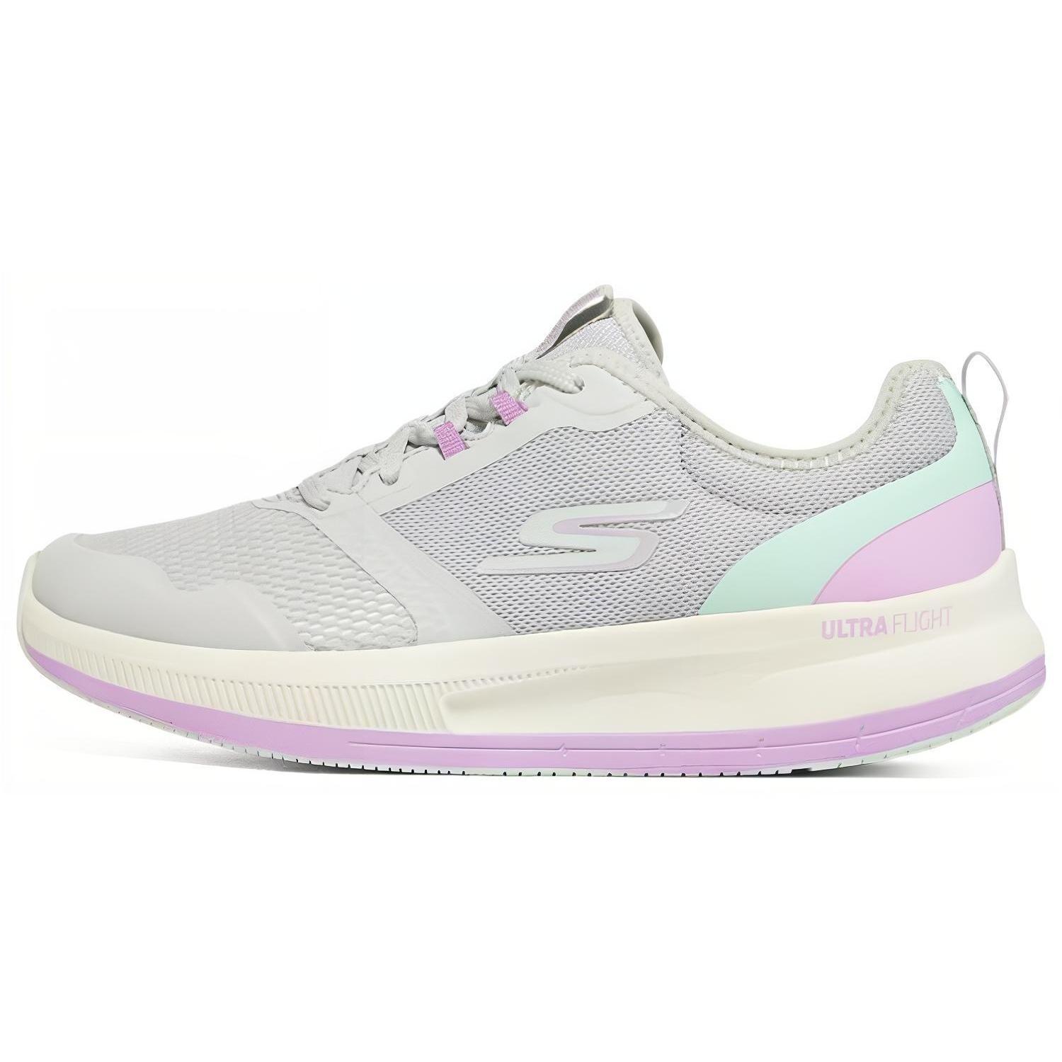 (WMNS) Skechers Go Run Pulse  Grey Purple  Women s 128106-GYPR EU 36