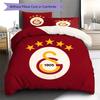 Galatasaray S.K Pattern Bedding,Quilt Set Quilt Cover Pillowcase Home Birthday Gift (1 * duvet cover + 2 * pillowcase, without core)