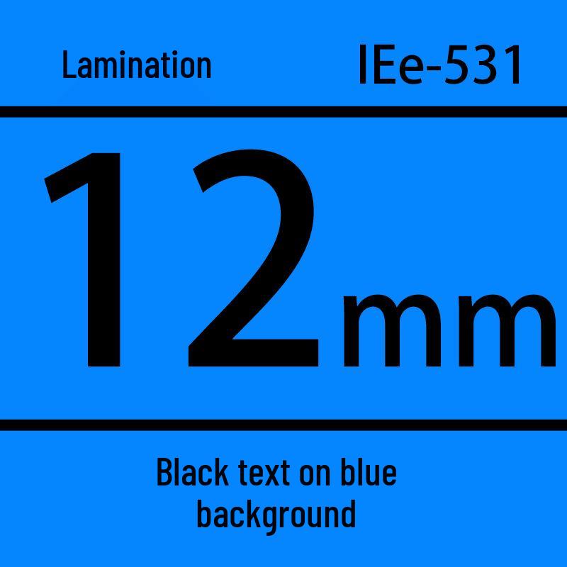 iBest DYMO DM1 Compatible 12mm Waterproof Scratch-Resistant Label Tape 45010 Series