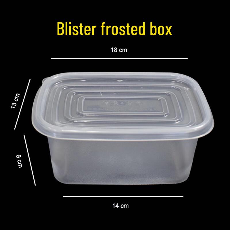 Xuepai Disposable Frosted Takeout Containers
