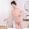 Women's Winter Warm Fleece Pajama Set