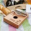 MAHALO Kalimba Daumenklavier 17 Tasten Hawaiianisches Design HWI M-KALIMBA