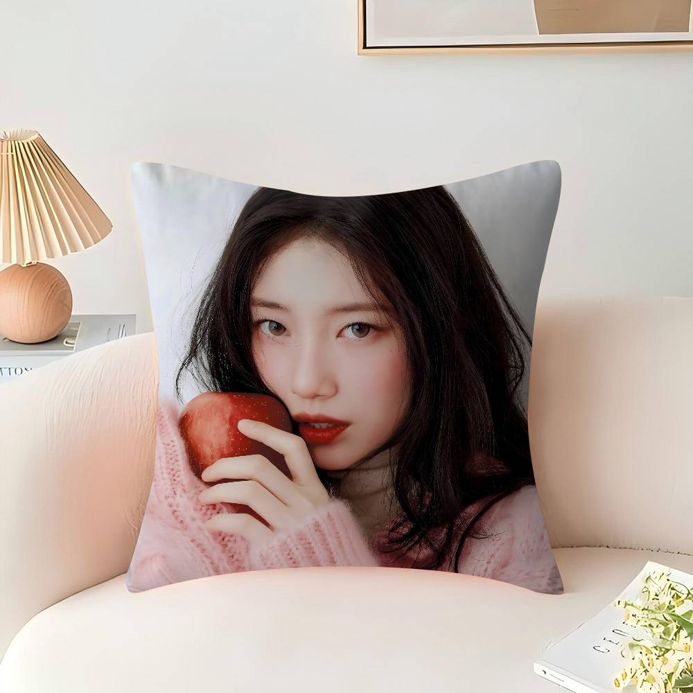 Actress B-Bae-Suzy Cushion Cover Inches Farmhouse Decor Home Throw Pillow Covers For Couch Decorations