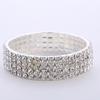 Hot Sale Multiple Styles Fashion Crystal Stretch Shine Bracelets For Women Couple Girlsfriend Bangles Wedding Bridal Gifts 2024