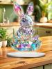 1 Piece Rainbow Colored Crystal Bunny, Suitable for Home and Office - Perfect for Easter Bunny Home Decoration Accessories