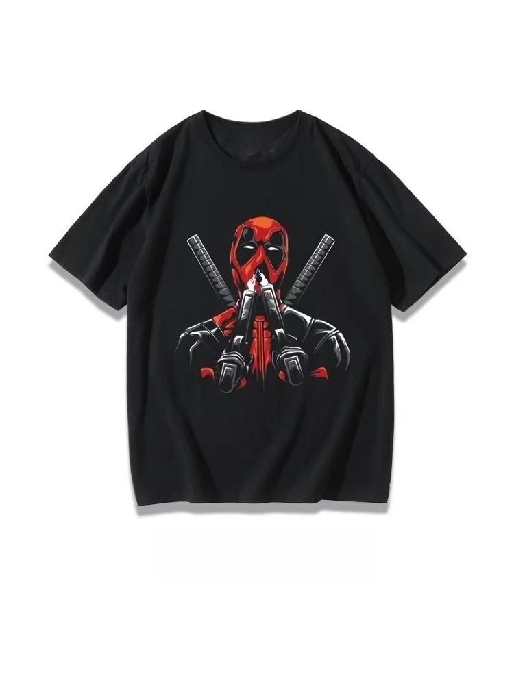 Deadpool 3 Joint Release Summer Cotton ShortSleeved and LongSleeved Unisexs TShirts