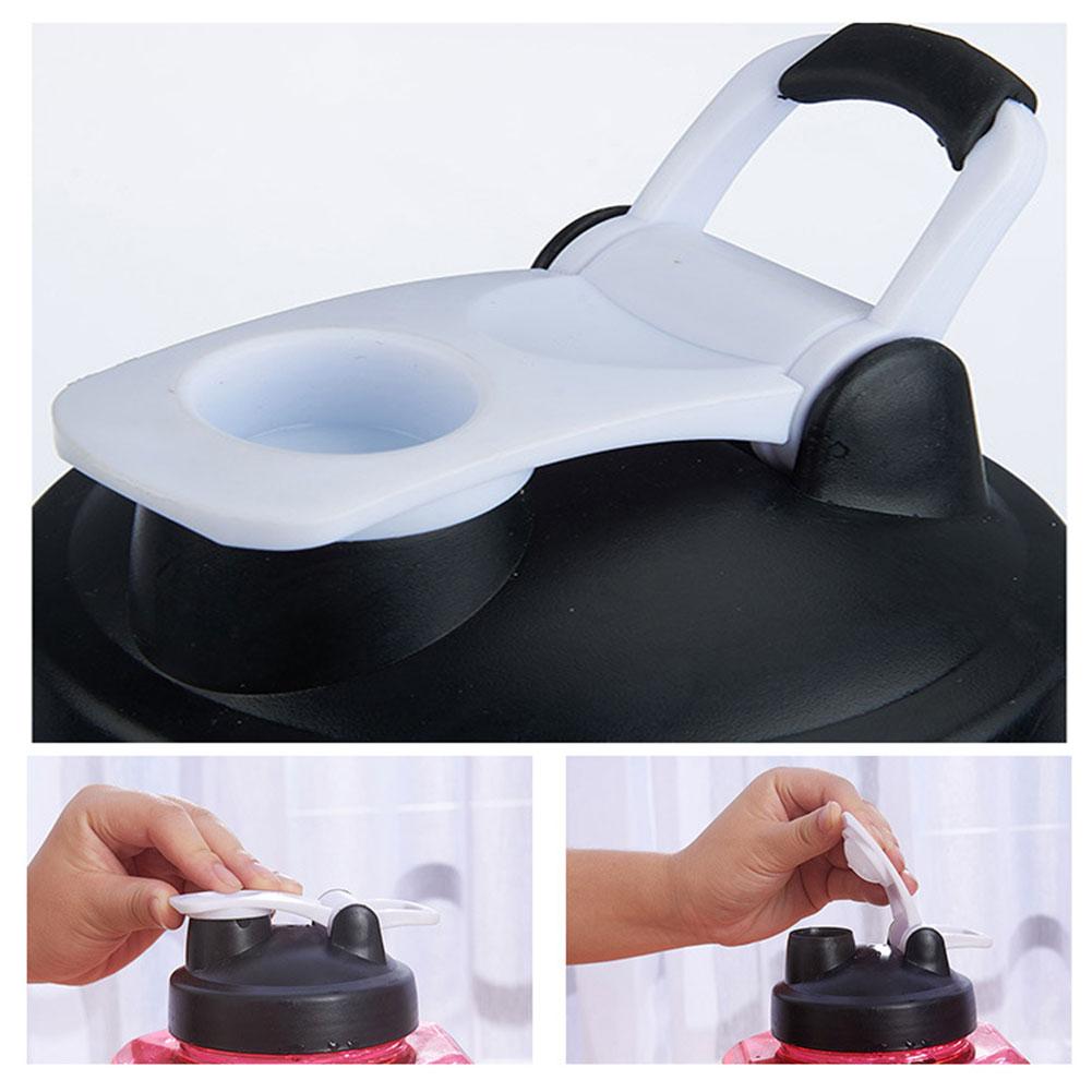 550/2600ML Sports Water Bottles Fitness Dumbbell Leakproof Portable Plastic Bottle Home Gym Fitness Dumbbell Creative Bottle