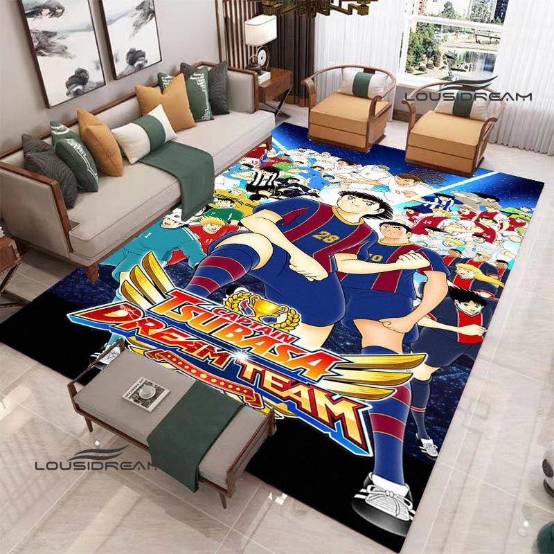 2026 Captain Tsubasa Cartoon Carpet Living Room Bedroom Carpet Balcony Bathroom Non-slip Door Mat Photography Props Birthday Gift
