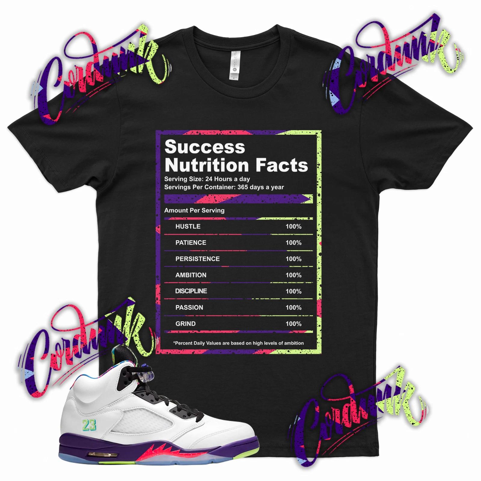 Black SUCCESS FACTS T Shirt for J1 5 Alternate Bel Air V Fresh Prince M