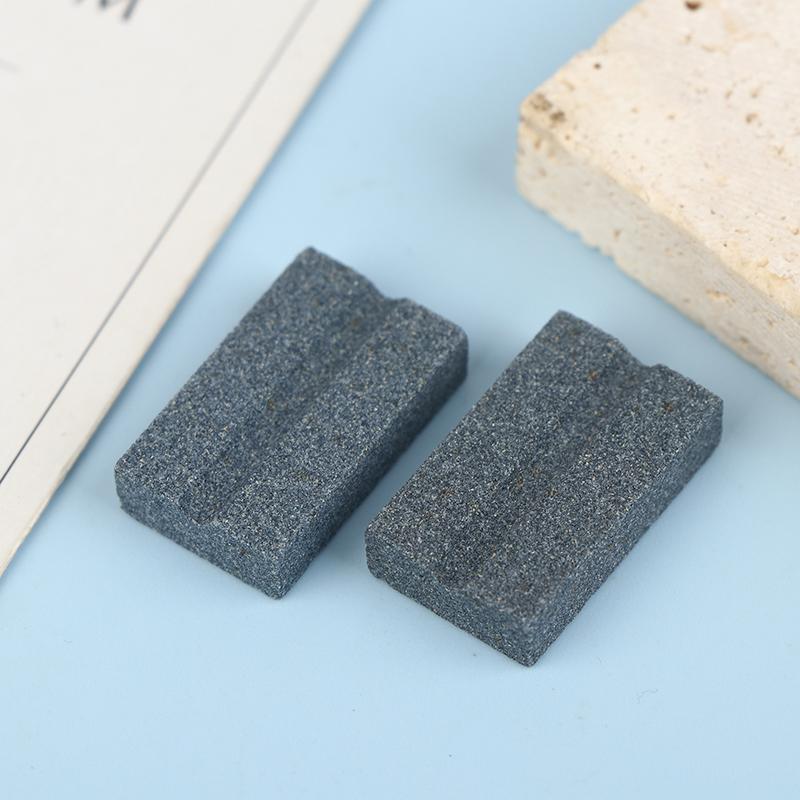 2/4Pcs Dart Sharpening Stone Mini V-Shape Dart Sharpening Steel Darts Tips Point Keep Steel Needle Sharp Tool