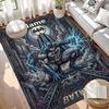Tapis Personnalisé Batman Imprimé, Tapis Décoration Intérieure Polyvalent, pour Salle de Jeux, Appartement, Balcon, Entrée, Couloir Cadeau