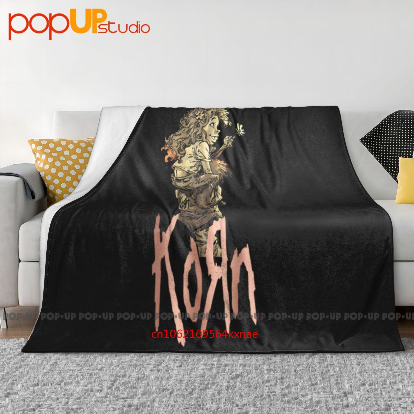 90S Korn Follow The Leader Album Nu Metal Band Alternative Ultra-Soft Blanket Quilt Winter Sofa Cover Bed Covers 30x40in