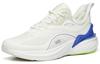 Men's Sneakers Anta Cushioning Anti-Slip Wear-Resistant Breathability Low-Top Running Shoes Men's White Green