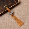 Original Tibetan-Style Silver Brass Drip Accessories for DIY: Handmade Woven Bag, Phone, or Car Hanging.
