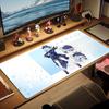 Beach Warrior Drink Large Size Mouse Pad Large Gaming Table Cushion Nonslip Laptop Tablet Big Mousepad Xxl Mat Mini Pc Playmat With Lock Edge