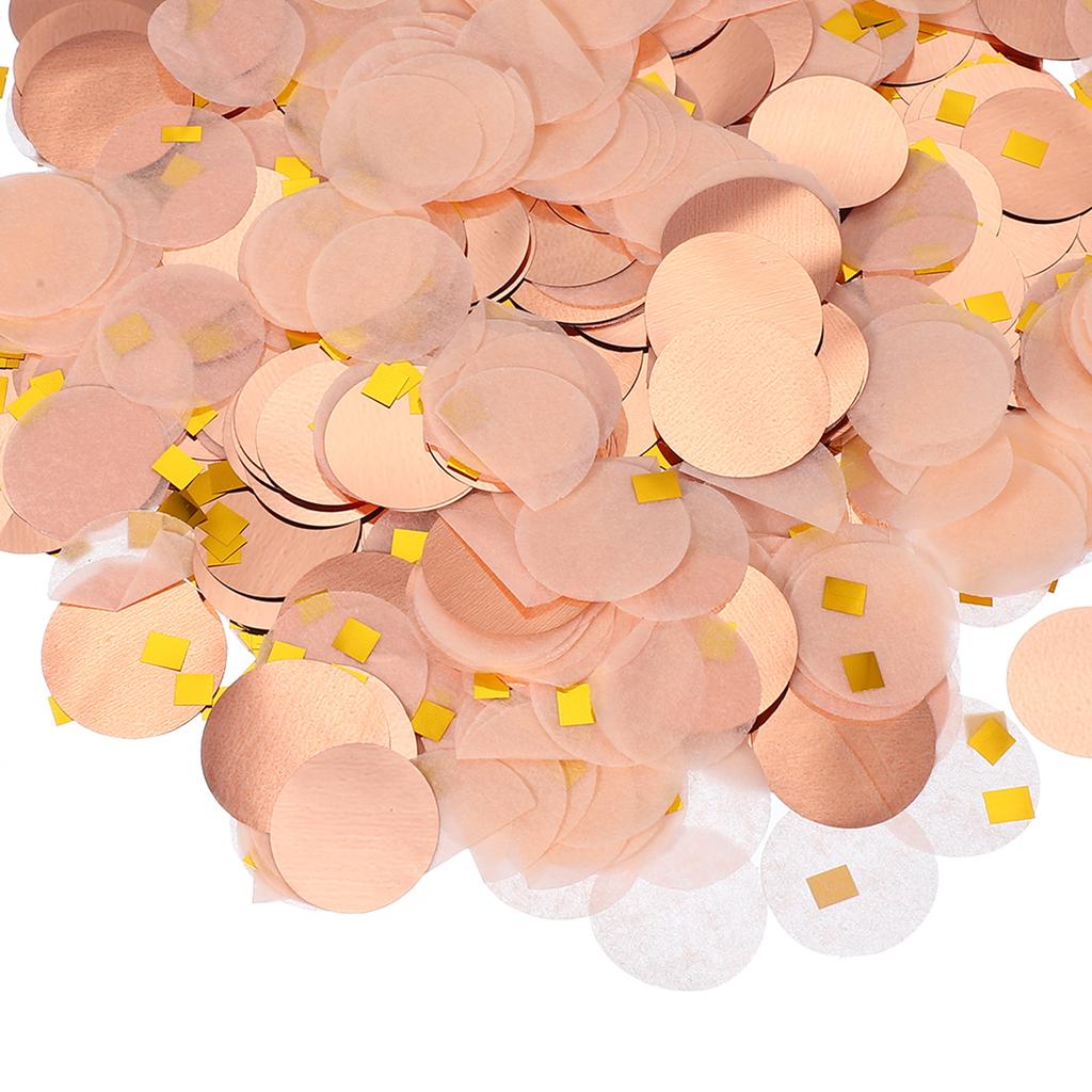Ronde Tissuepapier Confetti 1 Inch Tafel Confetti Cirkel Stippen voor Bruiloft Verjaardag Feest Ballon Decoraties(1,76 oz)