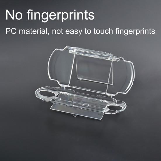 Game Console Faux Crystal Case Easy Installation Perfect Fitting Game Accessories Clear Faux Crystal Game Console Shell for PSP2000/3000