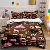 Hundemuster Bettwäsche-Set - Heimdekoration Mehrere Größen Kinder- und Schlafzimmer für Erwachsene Exquisites 3-teiliges Bettwäsche-Set, Geschenk