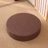 New 40x6cm Tatami Meditation Cushion Linen Thicken Yoga Stretching Cushion Round Removable Window Cushion Machine Washable