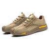 Labor Protection Shoes Men'S Steel Anti-Smash Anti-Puncture Function Shoes Breathable Suede Cowhide Work Safety Shoes C1119