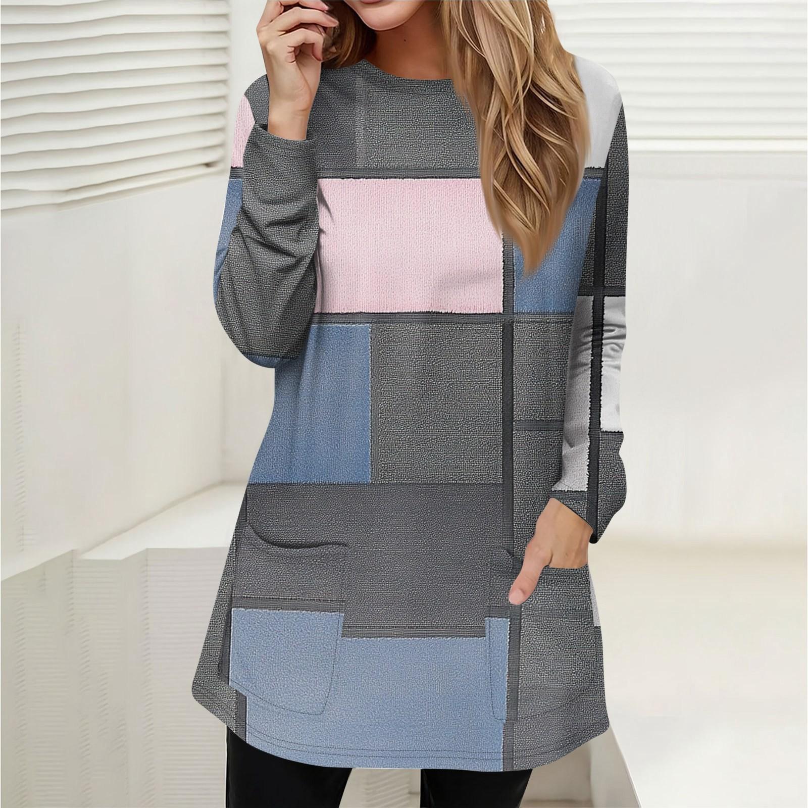 

Женская толстовка, пуловер, спортивная одежда, карман, принт, повседневный топ с круглым вырезом и длинными рукавами XXXL