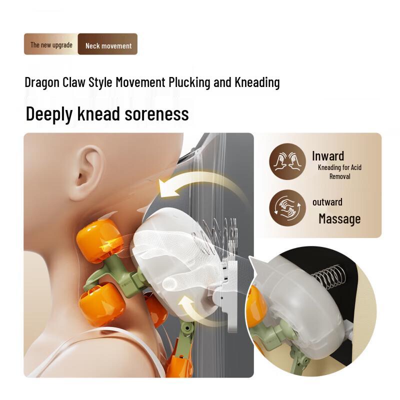 Aux Multi-functional Full Body Electric Kneading Massage Cushion CN Plug (adapter Included)