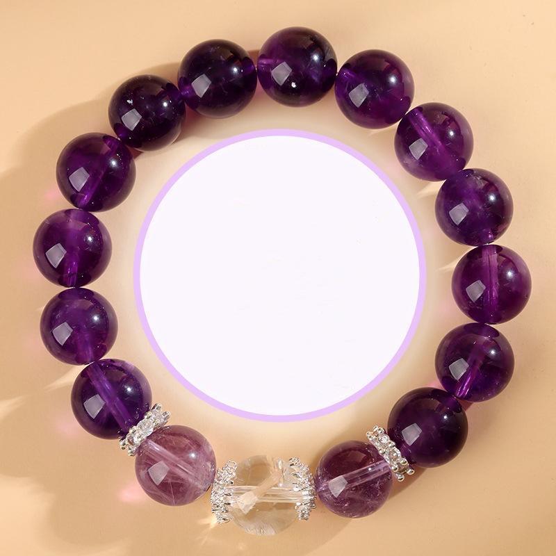 

Браслет JYL TS Студенческий Простой Модный Стиль Фэн-шуй Академический Успех и Рост 10mm artificial amethyst [Uruguay] яичная скорлупа