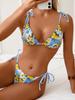 Women's Printed Two-Piece Swimsuit Set - Fashionable Swimwear for Beach and Pool