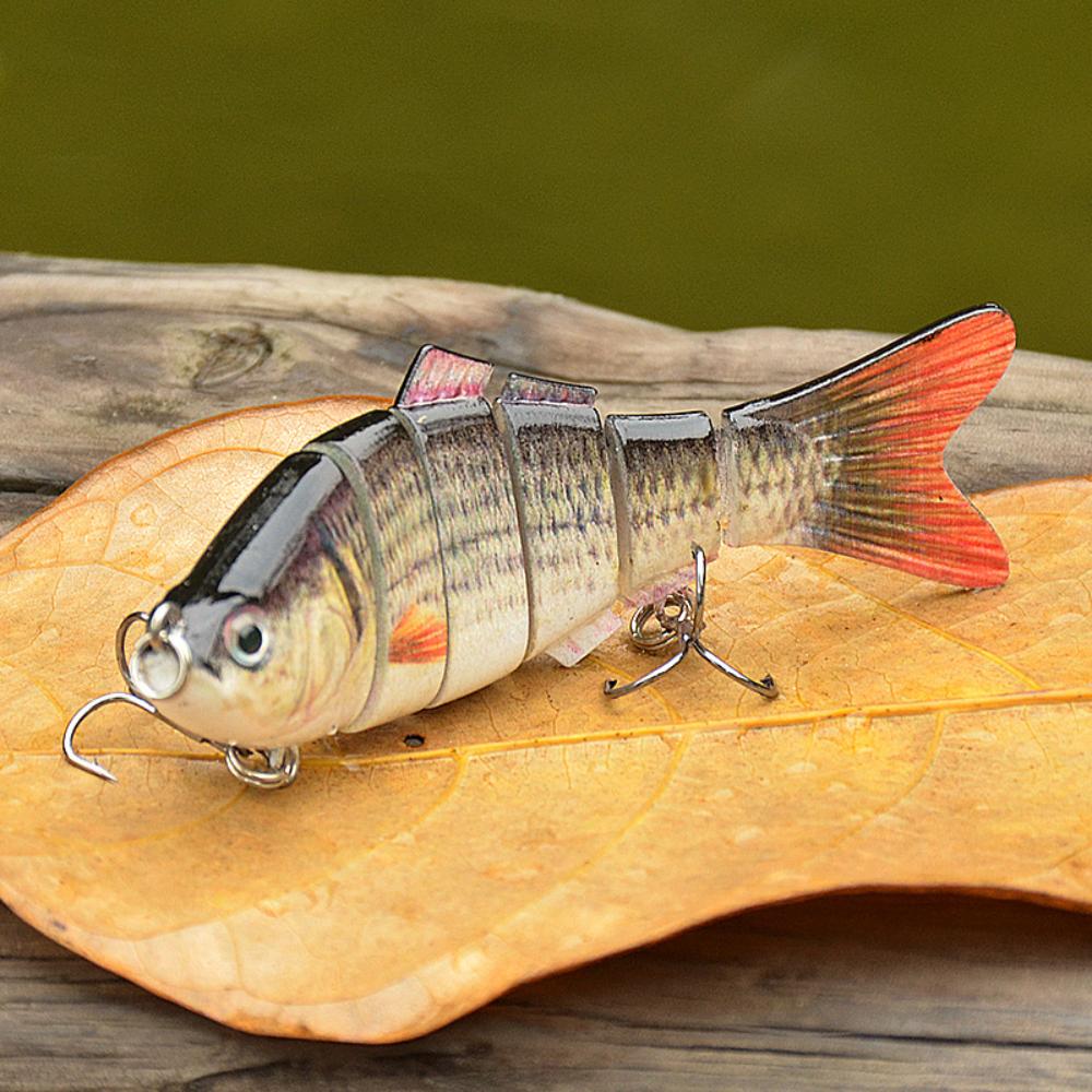 Simulierter mehrteiliger Fisch 7cm-6 Abschnitte Luya-Köder, Hardbait und Kunstköder