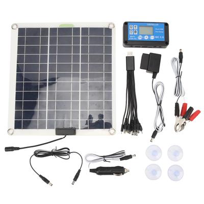 Panou Încărcător Solar 200W Eficiență Ridicată 20A IP67 Impermeabil Kit Controler Panou Solar Portabil