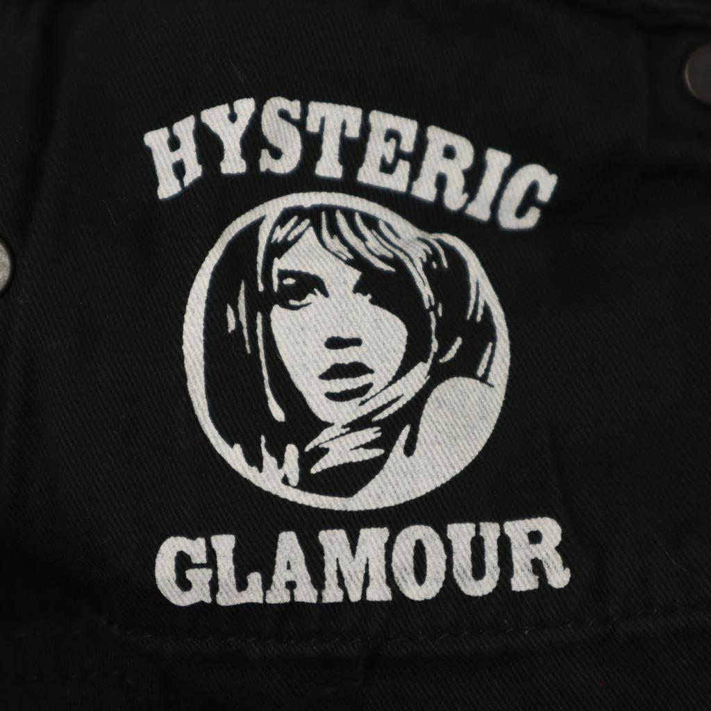 HYSTERIC GLAMOUR made in Japan Repair processing skinny pants XS black Women Used