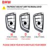 AABR1 Vintage Car Remote Key Case Cover For BMW F20 G20 G30 X1 X3 X4 X5 G05 X6 X7 G11 F15 F16 G01 Interior Sticker