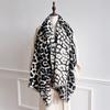 Winter Warm Women Scarf Leopard Pattern Designer Imitation Cashmere Thicken Shawl Pashmina Scarves Female Wrap Blanket Foulard