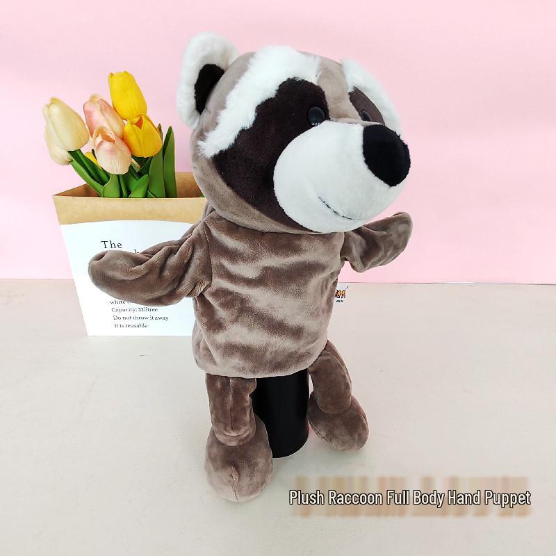 Cartoon Animal Hand Puppet Plush Doll for Kids' Interactive Play