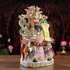 1PC Chinese Ceramic God of Wealth Ornament home decoration Wealth-attracting ornament Office Wealth Recruiting Statue 24-29CM