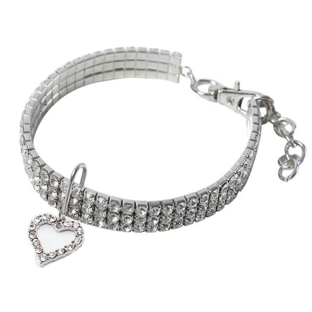Adjustable Cat Collar Necklace Decorative Pendant Dog Collar Accessory Pet Neck Collar For Cat Dog