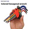 Set chei hexagonale L Kit cheie hexagonală pentru șurub hexagonal 9 buc. Set chei hexagonale cu braț lung 1,5 mm până la 10 mm chei hexagonale scule de mână pentru repararea bicicletei