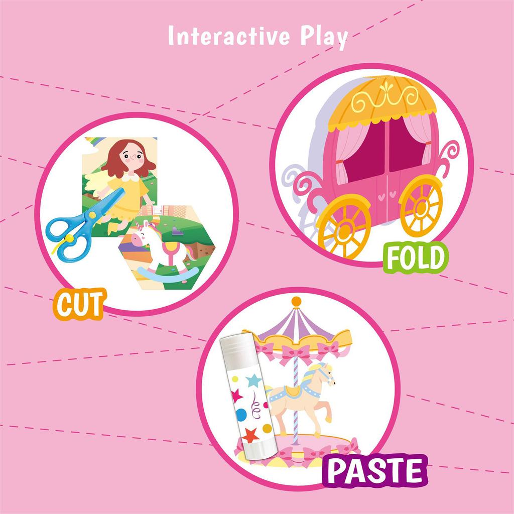 Kids Cutting Set for Creative Activities, DIY Scissor Skills for Children