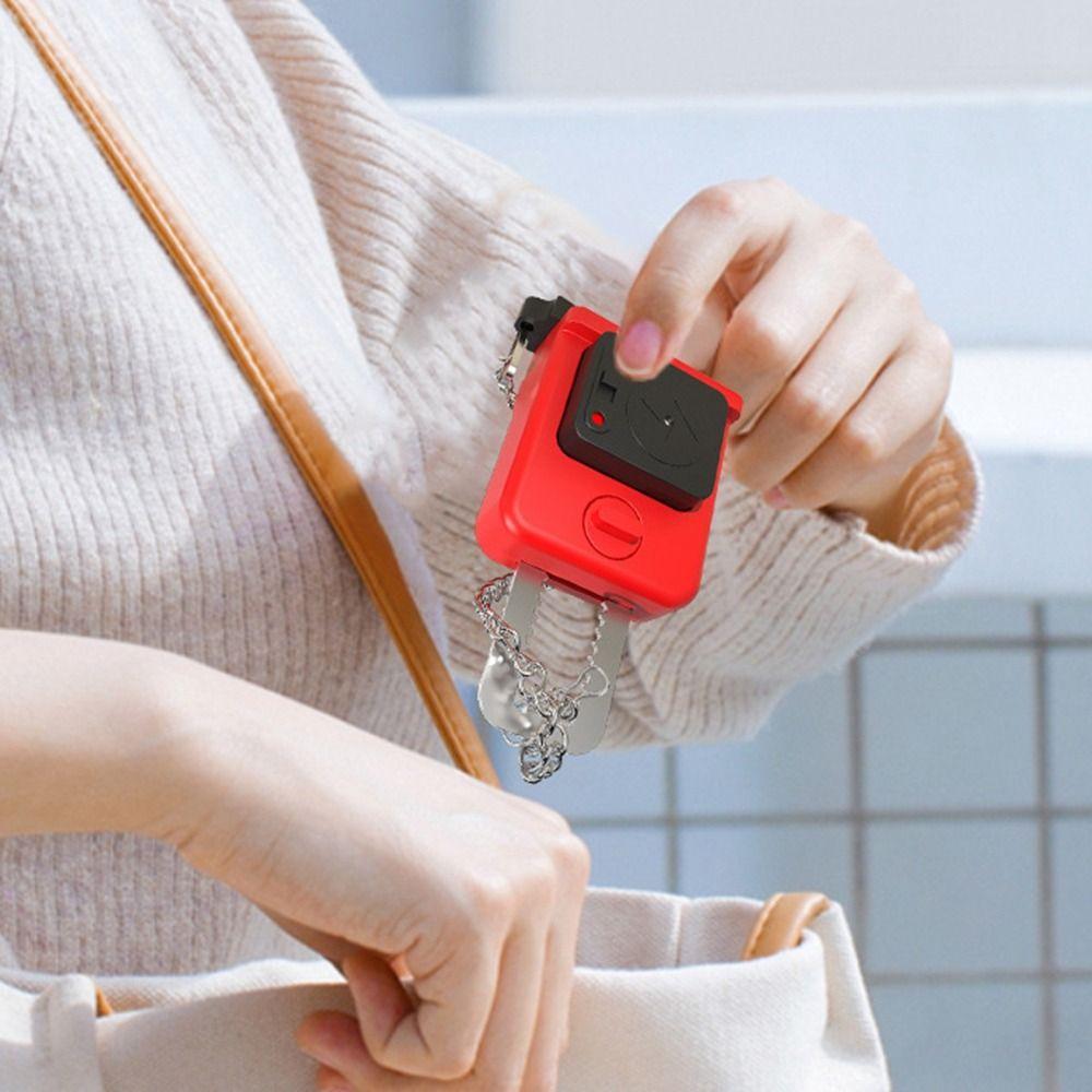 Adjustable Door Lock Alarm Anti-theft Burglar Alarm New Safety Home Latch  Traveling