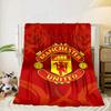 Coperta Portatile/Morbida Coperta Biancheria da Letto con Stemma del Manchester United Adatta per Viaggi Campeggio Soggiorni Uffici Divani Regali per Tifosi