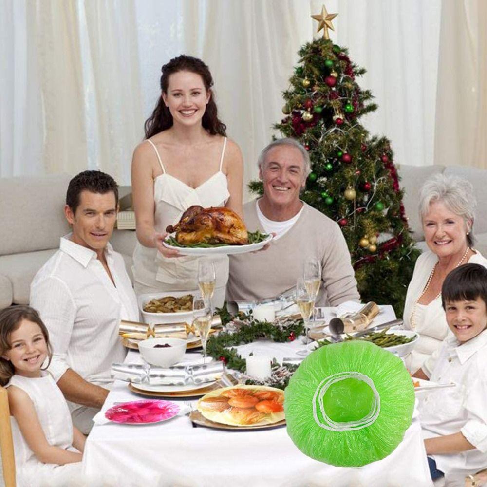 For Kitchen Plastic Food Storage Covers Dish Plate Covers Wrap Bowl Covers Fresh Keeping Bags