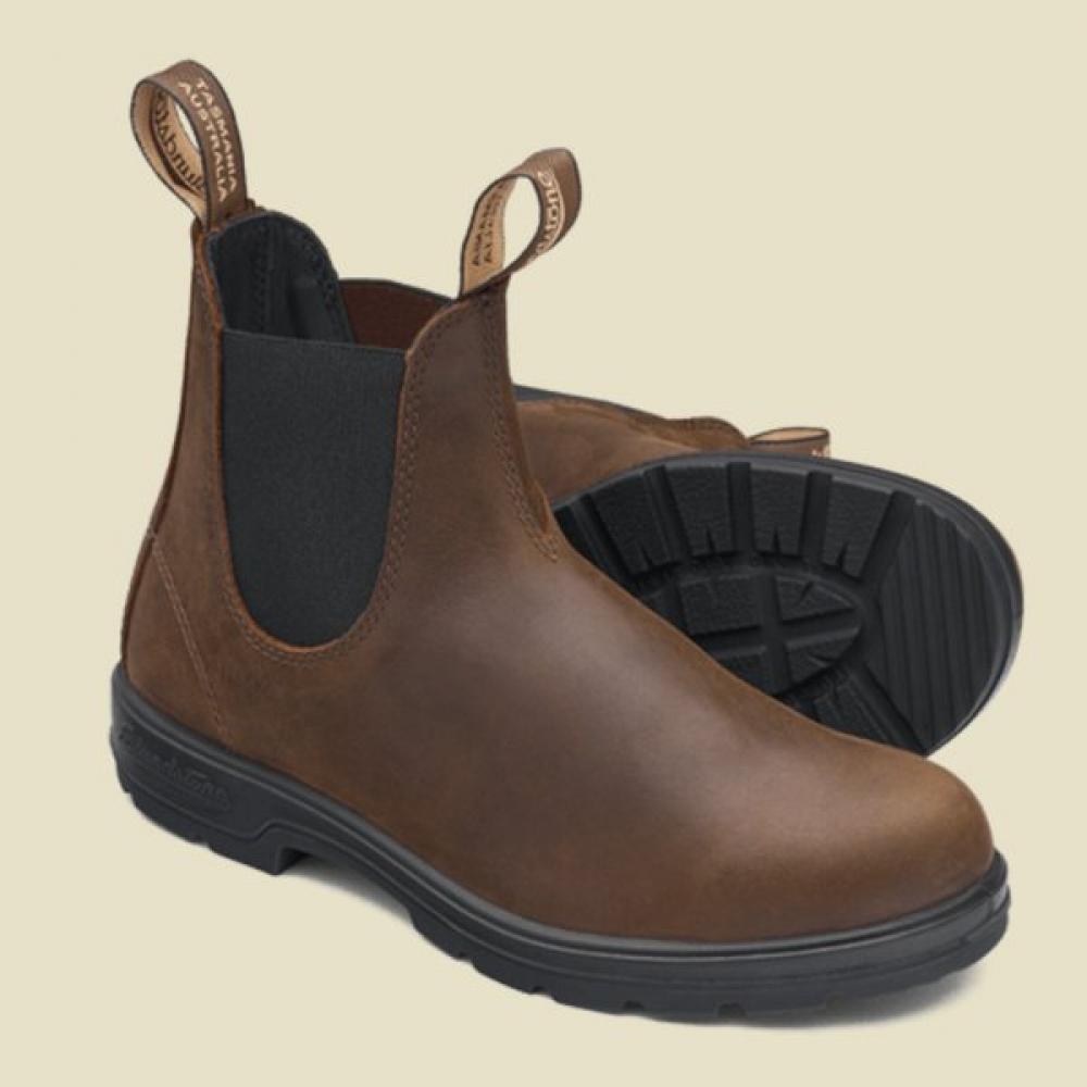 BLUNDSTONE Antique Brown Chelsea Boots  1609