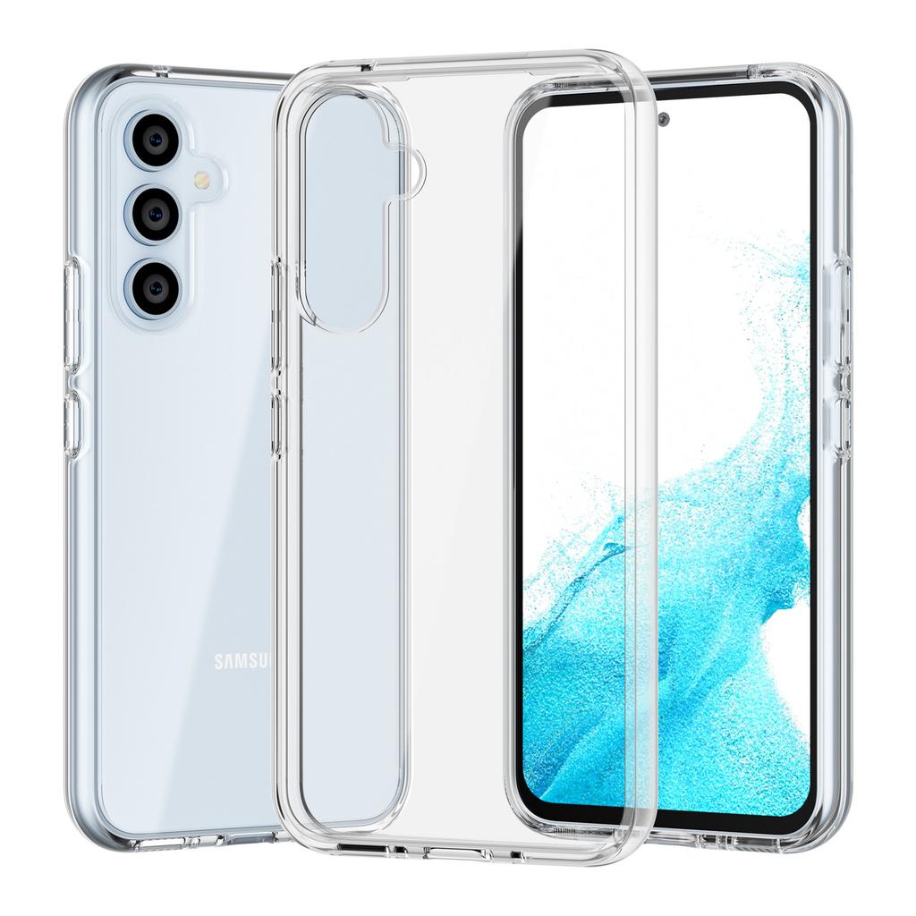 The new Samsung A54 Terminator transparent mobile phone case is suitable for A54 5G two-in-one thickened anti-drop case wholesale.