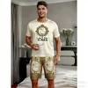 Kids Set Funny Duck Printed Kids T-shirt and Shorts 2 Piece Set Summer Casual Outdoor Boys and Girls Outfit Kids Clothing