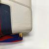 [Pre-Owned] Sylvie Gold Buckle Striped Web Satin Bow Chain Mini Shoulder Bag - Good #VLCRXY