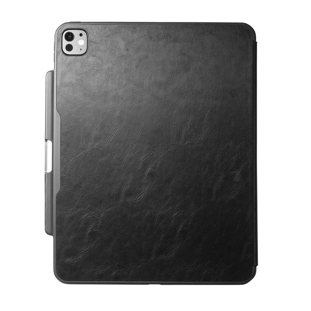 SANWA SUPPLY Hülle für iPad Pro mit Stifthaltertasche PDA-IPAD2014BK 13-Zoll (M4/2024)
